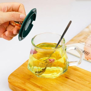 Golden Crown Sugar Pot With Lid & Spoon – Elegant Storage Jar For Sugar, Tea, Coffee & Spices